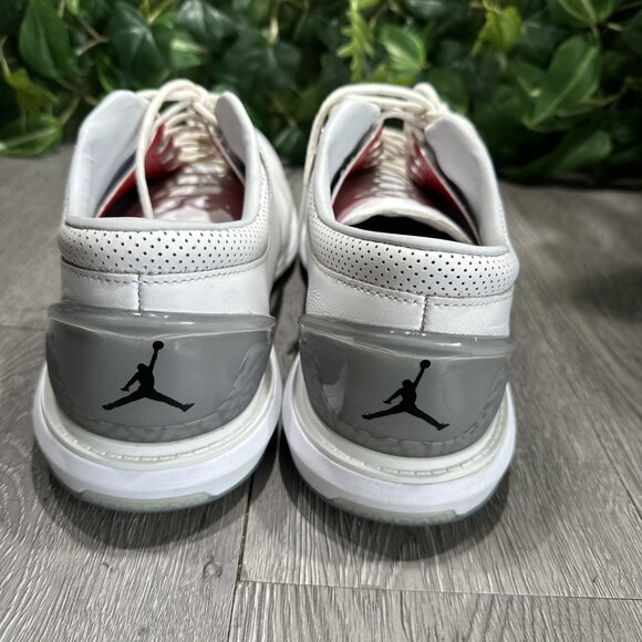 Nike Jordan ADG 4 \'White Pure Platinum\' Golf Shoe DM0103-105 VNDS Mens Size 12